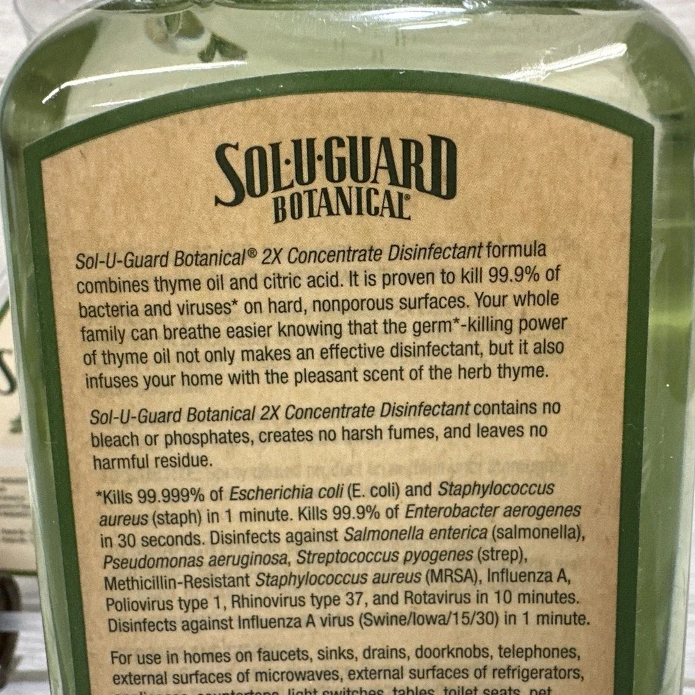 MELALEUCA Sol-U-Guard Botanical 2X Disinfectant‎ 16oz Concentrate 16oz Sprayer